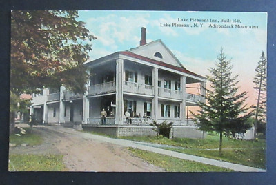 Lake Pleasant Inn Lake Pleasant NY Posted DB Postcard