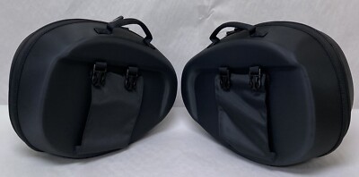 Triumph Bonneville/Street Cup Nylon Panniers Kit, 15L EA Bag, BLK