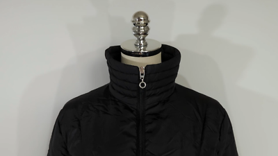 Vintage Moncler Women Down Long Jacket Size 1 XS - S Black Luxury