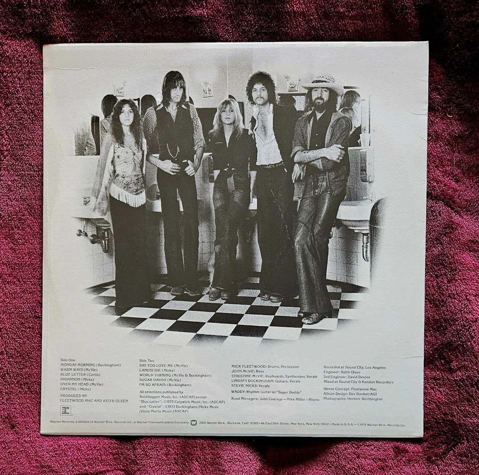 SEALED!!! FLEETWOOD MAC "Self Titled" 1975 BREATHE HOLES STUNNING COVER/HYPE!!! Foto 2 de 4