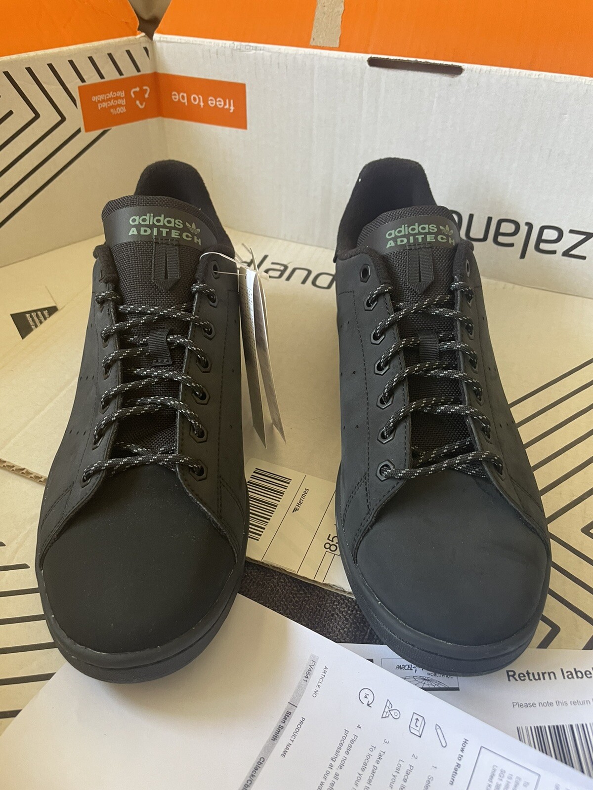 Adidas originals STAN SMITH (FV4641) Matt black suede (Mens UK 11 new) |  eBay