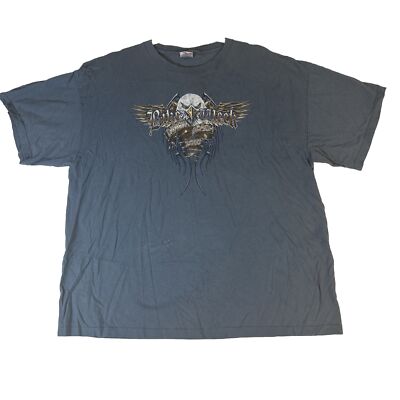 2010 Bike Week Daytona Beach Motorcycle Blue Eagle Winged Size XL Men's FUC