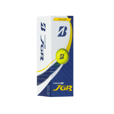 BRIDGESTONE TOUR B JGR 3 Piece Golf Ball Yellow 2023 Model 1 Dozen