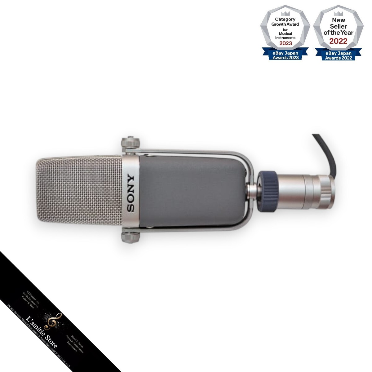SONY C-38B Multi-Pattern Condenser Microphone Vintage JP