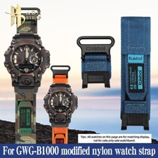 For Casio Big Mud King Third-Generation Strap GWG-B1000 Modified Nylon Watchband