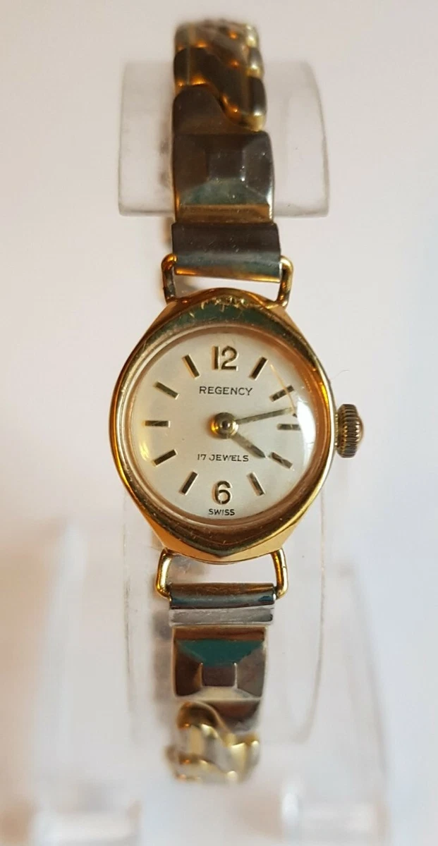 Vintage Recency 17 Jewels Ladies Mechanical Watch Working