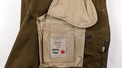 TEN C HOODED OLIVE SNIPER PARKER A56/7 STYLE 677 SIZE 42 NWT #218