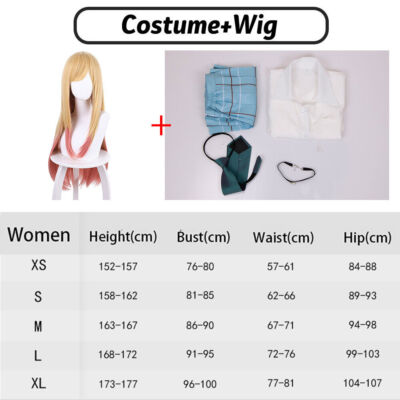 Marin Kitagawa Cosplay My Dress Up Darling Kostüm JK Schuluniform Rock OutfitsDH