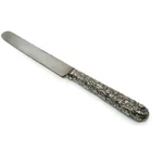 S Kirk & Sons Kirk Stieff Sterling Handle REPOUSSE Old French Hollow Knife 8 1/2