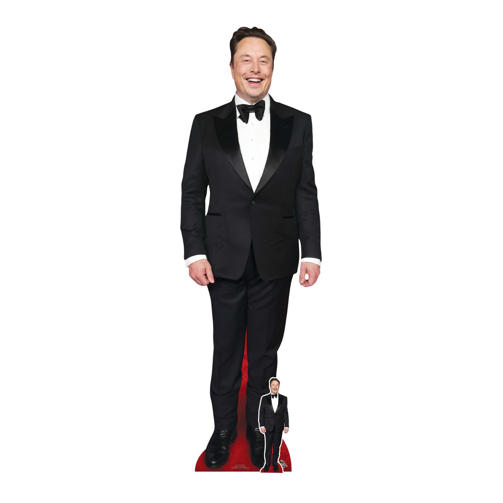Elon Musk Tuxedo Lifesize Cardboard Cutout 190cm x 60cm with Free Mini Standee