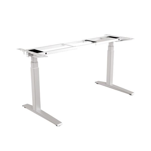 Fellowes Levado 2 gamba/gambe Argento (Fellowes Levado Height Adjustable Desk [B