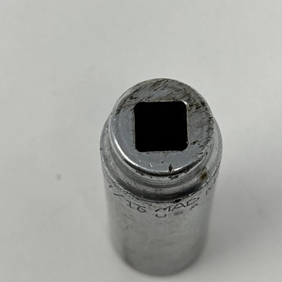 MAC Tools 7/16" Deep 6 Point Socket  1/4" Drive  USA  MD146 - Image 3 of 4