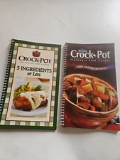 Crock Pot 5 Ingredients  Cookbook Plus Rival Crock Pot Favorites Spiral Bound VG