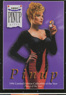 Zippo Lighters Advertising Postcard Joan Pin Up of the Year 1996 New Unposted4x6