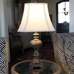 Antique Silver Traditional Table Lamp
