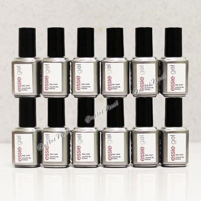 LOT 12 ESSIE GEL COLOUR TOP COAT Soak Off UV LED 12.5 ml 0.42 oz Wholesale Set
