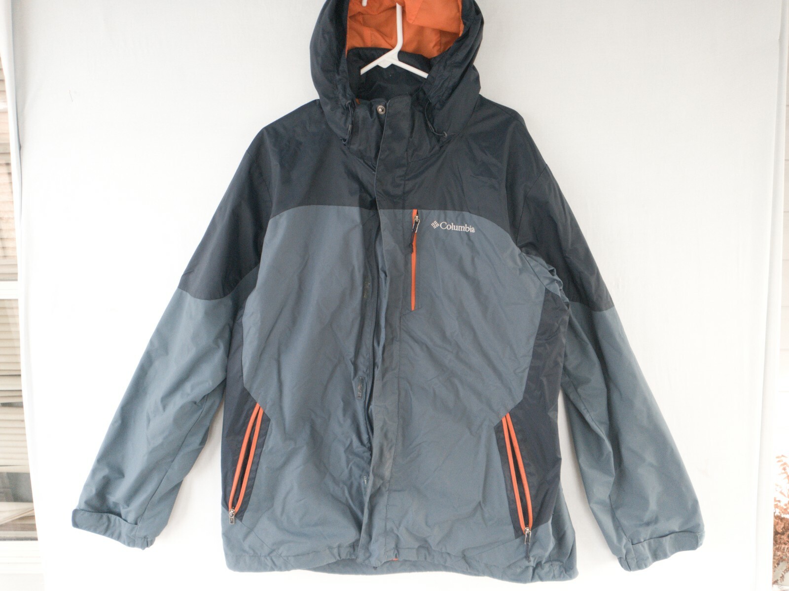 Columbia Jacket Men's Large Blue Orange 