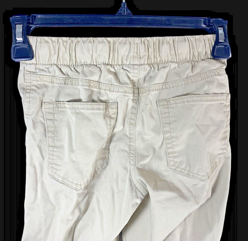 Cat & Jack Boys Beige Tan Straight Leg Drawstring Pull-on Pants size 7 - Picture 8 of 11