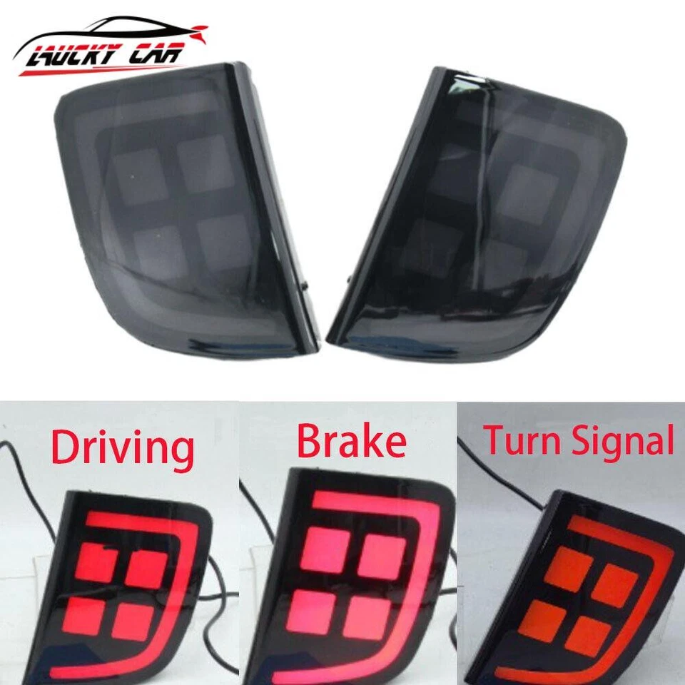 2x Luz de freno LED para parachoques trasero apta para Toyota Land Cruiser 2005-2015 Foto 2 de 4