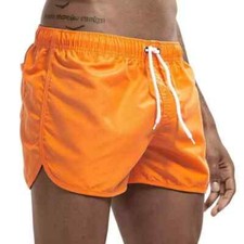pantaloni sportivi uomo tuta comodi corti slim moda arancione morbidi SLIM 4020