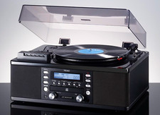 TEAC LP-R550USB-B CD Recorder with Turntable Cassette Player Black USB NEW