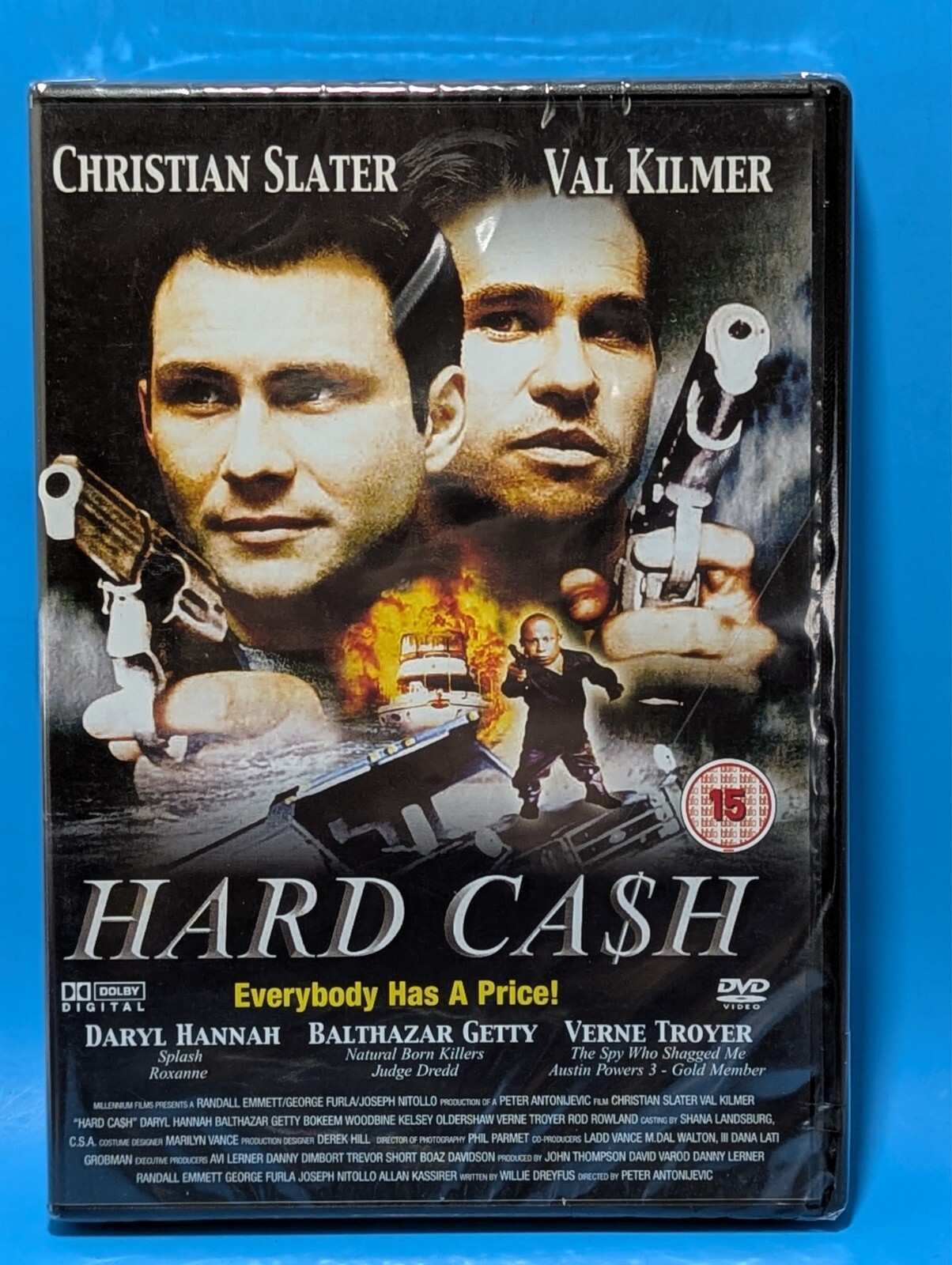 Hard Cash (DVD, 2006) Slater / Kilmer Heist NEW
