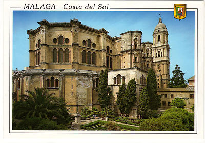 HQ  -  Postcard  neu, new, nuevo  -  Costa del Sol  -  Malaga  -  The Cathedral
