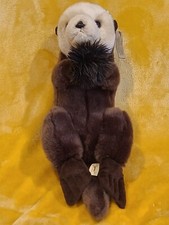 Miyoni By Aurora World. Realistic Otter Plush With Sea Urchin. New