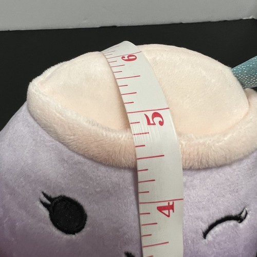 Squishmallow 5" Poplina Purple Boba Bobba Tea Drink Plush Food Squad KellyToy - Picture 9 of 9
