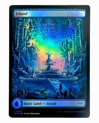 MTG | Island I Insel | Duskmourn | Basic Land | Foil | NM | EN