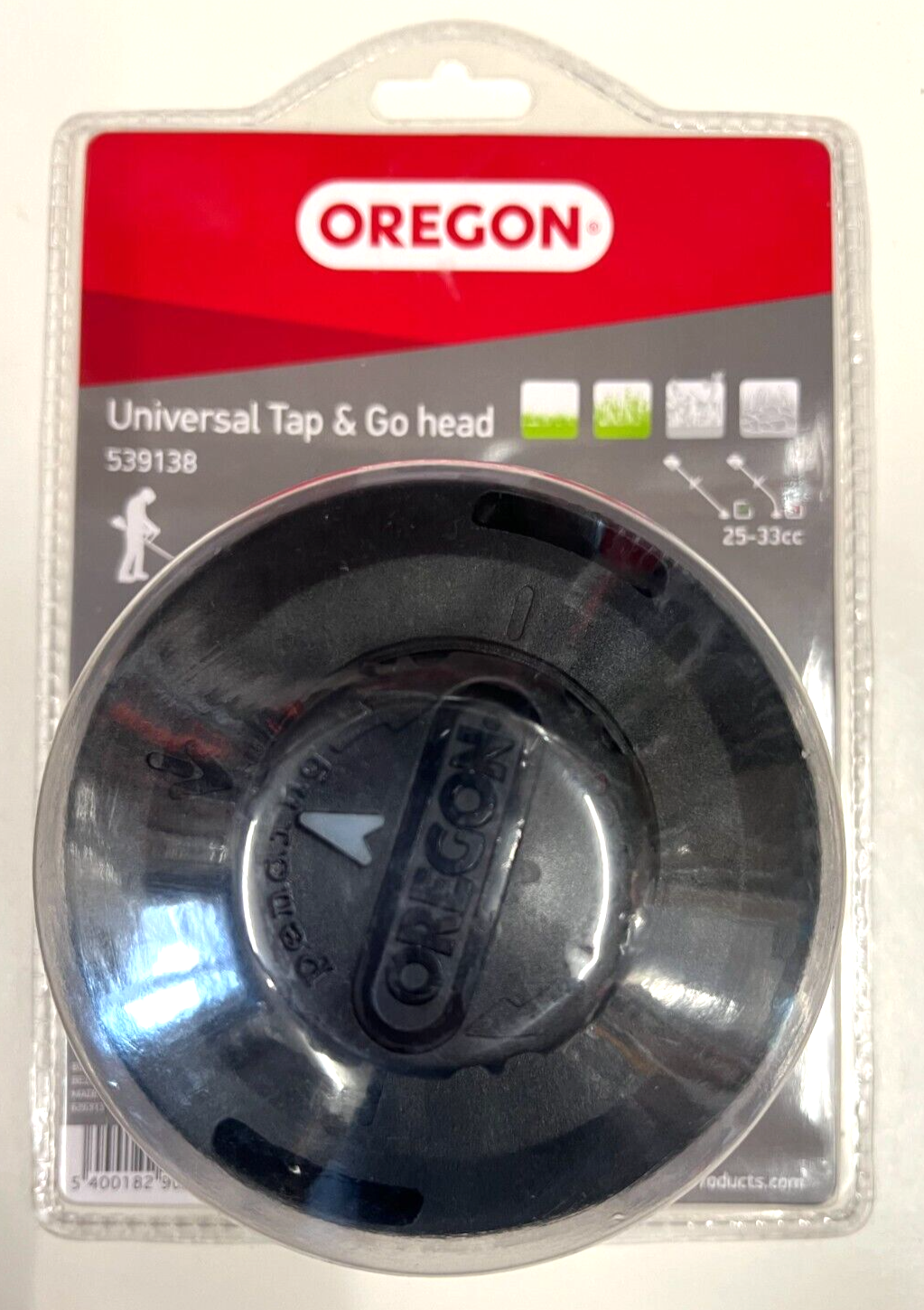 Oregon TAP & GO Universal Strimmer Trimmer HEAD 25-33cc with DUOLINE Cord 539138