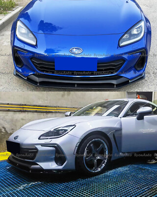 FITS 2022-25 SUBARU BRZ ZD8 V STYLE ONE PIECE FRONT BUMPER LIP