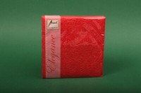 "Servietten \"Elegance Red\" 25X25 Cm Ambiente Tischdekoration Festlich Xmas"