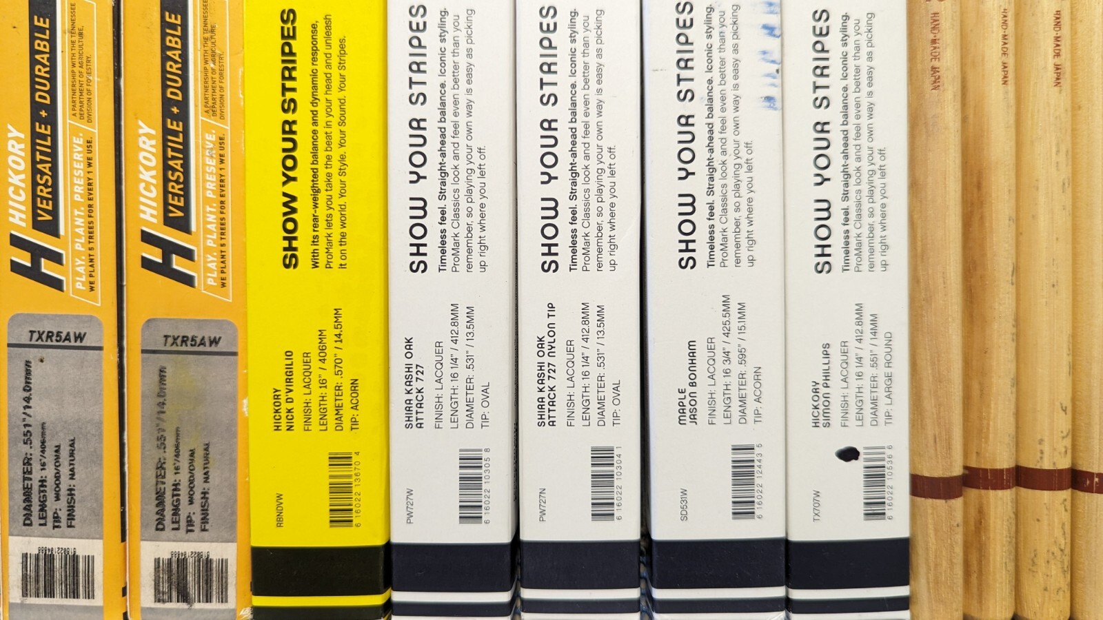 Vic Firth & Promark & Vater Mixed Drum Stick Lot eBay