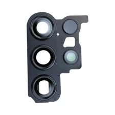 Glass Camera Lens with Bracket Back for Samsung Galaxy S23 Ultra Black Part