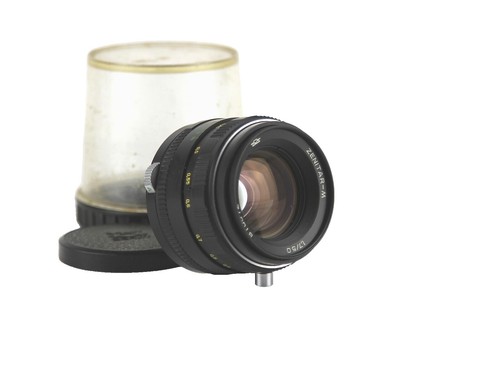 Two ZENIT IR 58 100mm F1.5 M42 infrared lenses, fully functional