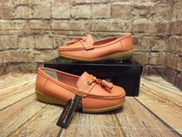 Ladies Cushion Walk Cassie Coral Leather Slip On Low Heel Loafer Style Shoes Uk3 Ladies Cushion Walk Cassie Coral Leather Slip On Low Heel Loafer Style Shoes Uk3