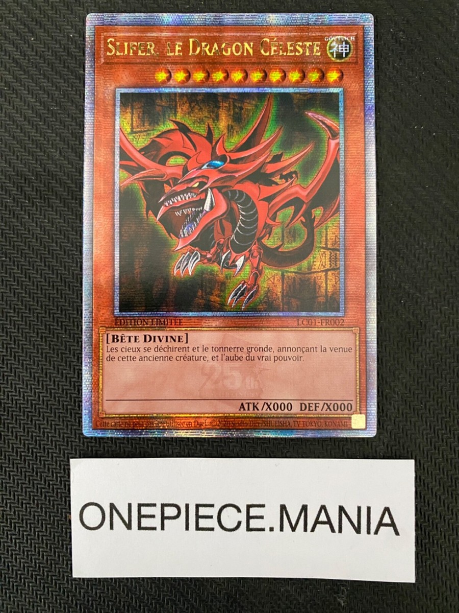 エクスカリバー　英語ホロ1st Yu-Gi-Oh! Slifer the Celestial Dragon LC01-FR002 Quarter Century