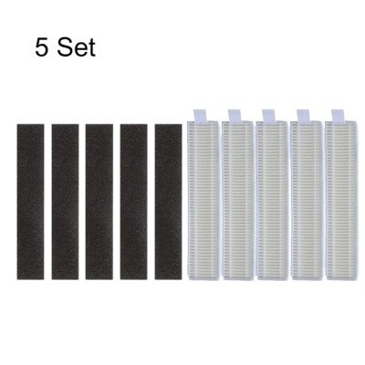 Für DEEBOT für Ozmo Slim Staubsauger Essential Filterband Schwamm Set