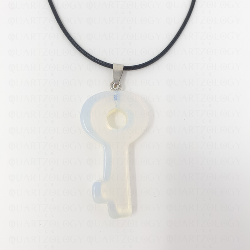Opal Necklace Natural Quartz Stone Pendant Opalite Anxiety Freedom Healing UK - Picture 12 of 62