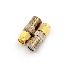 1 F-Type F Female Jack To SMA Male Plug Coaxial Connector Adapter Convertor