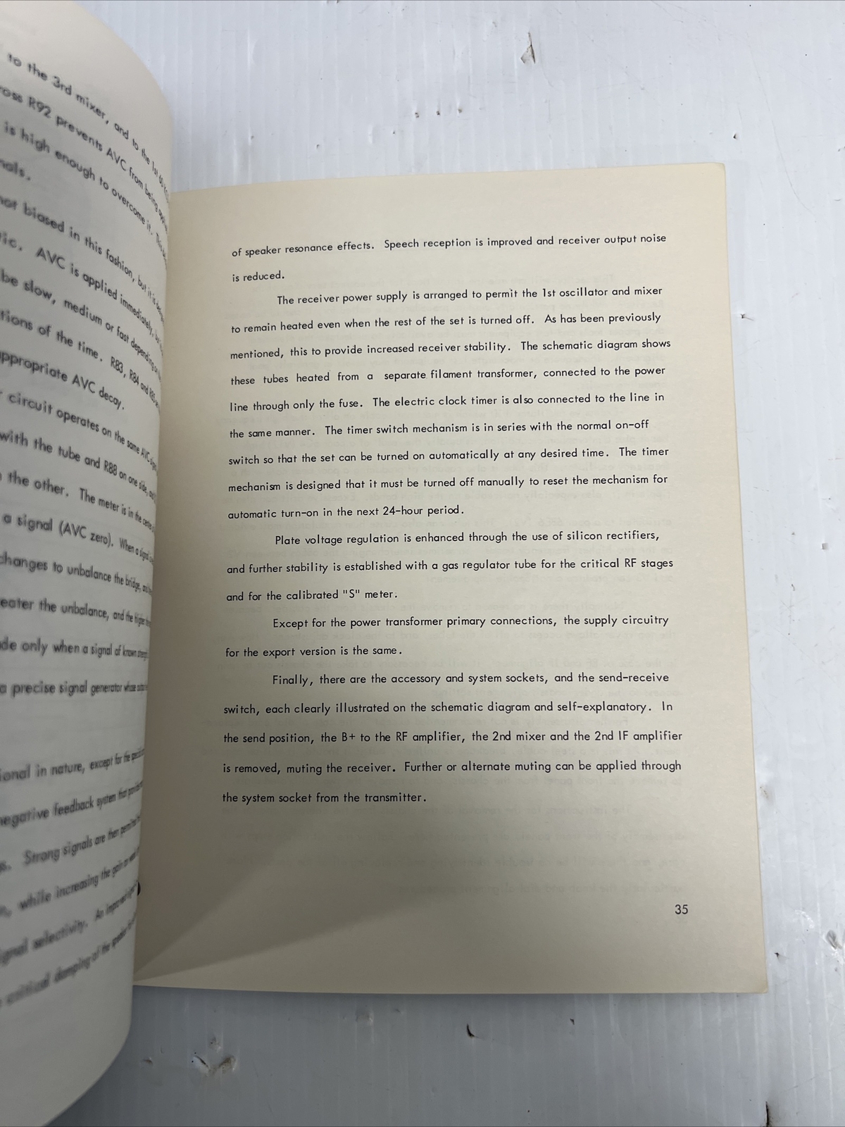 HAMMARLUND HQ-170A  ORIGINAL RECEIVER MANUAL + FOLD OUT SCHAMATIC VERY NICE!