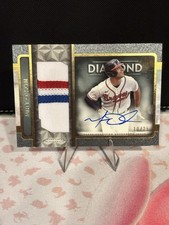 Topps 2023 Diamond Icons Matt Olson Auto Jumbo Patch /25 Atlanta Braves