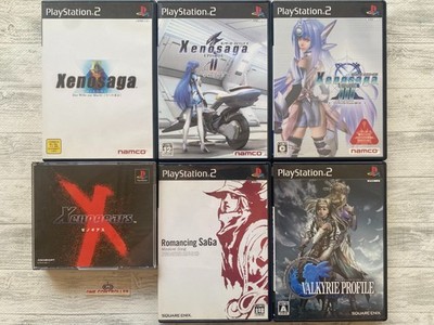 SONY PS 1 2 Xenogears & Xenosaga Episode      & Romancing Saga Valkyrie Profile
