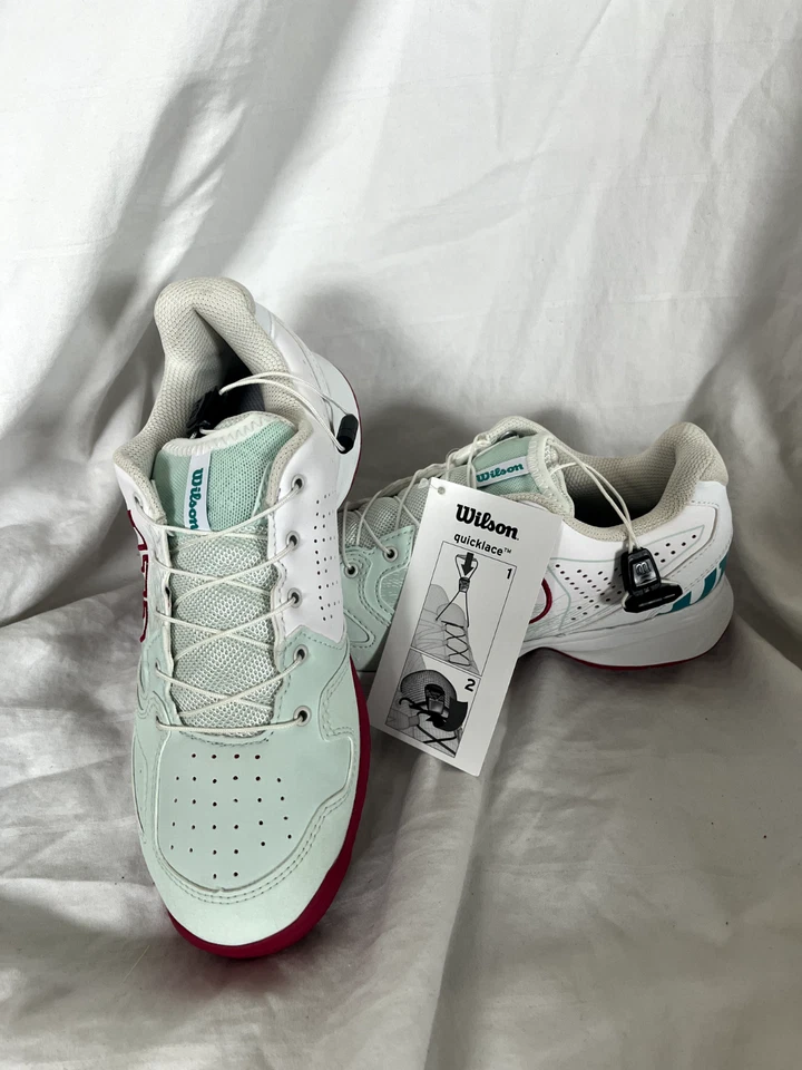 Wilson Kaos Jr QL - Zapatos para cancha de tenis para niños talla 5,5 de EE. UU. Nuevos con caja Foto 2 de 4