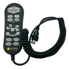 Golden Technologies Maxicomfort Twilight Headrest Lumbar Hand Control ZK3100-C5M