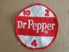 DR PEPPER 10 2 4 USED UNIFORM PATCH 4 INCH ORIGINAL VINTAGE - RARE!