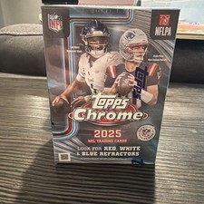2025 Topps Chrome Football Blaster Box
