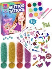 175-Piece Temporary Glitter Tattoos Kit for Kids  Teens - Easter Valentines ...