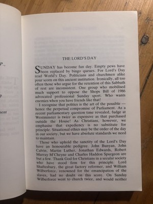 The Divine Authority and Perpetual Obligation of the Lord's Day